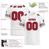 Custom White Arizona Personalized Authentic Football Jersey FBJ02-D020256-1